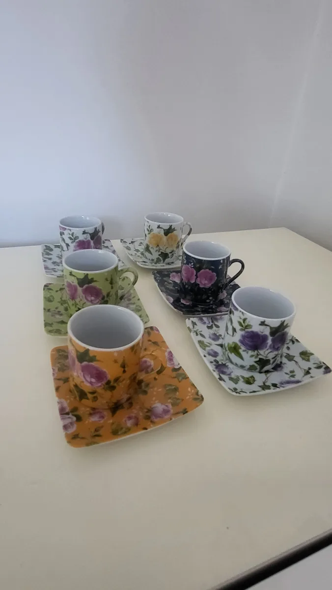 Lot de 6 tasses à café. — photo 3